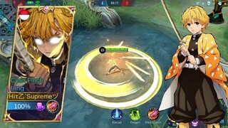 LING SKIN AS ZENITSU SCRIPT | DEMON SLAYER | ABC FILE + NO PASSWORD - MOBILE LEGENDS