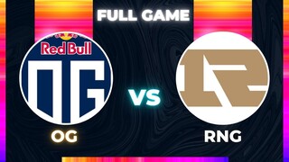 OG vs RNG Full Game 1 - The International 2022 Live