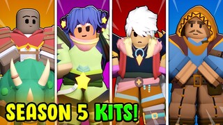 4 *NEW* BATTLE PASS Kits! (Roblox Bedwars)