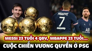 CUỘC CHIẾN VƯƠNG QUYỀN Ở PSG: "MESSI 23 TUỔI 4 QBV, MBAPPE 23 TUỔI HUÝCH MESSI" - ROONEY