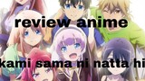 sinopsis anime kamisama natta hi genre's romance drama, fantasi