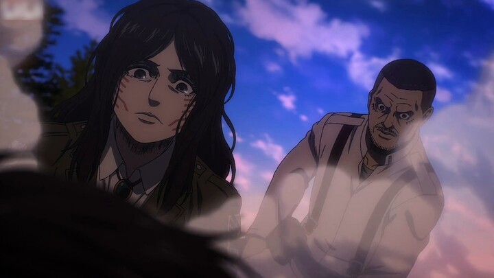 He is just a harmless survivor. Comparing the comics and animation, I like Hanji more and more.