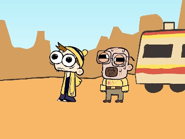 【Chucklebone】绝命毒师动画：红色的冰