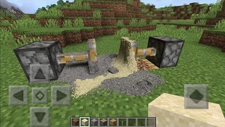 Realistic Gravel and Sand vs Minecraft PE