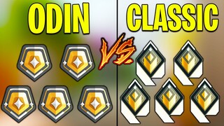 Valorant: 5 Odin VS 5 Classic Pistol // [5 Gold VS 5 Radiant] - Who Wins?