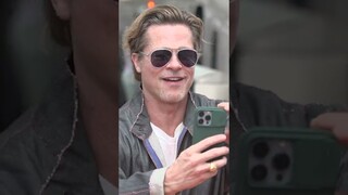 #BradPitt takes pictures of everything #TBT | BULLET TRAIN #Shorts