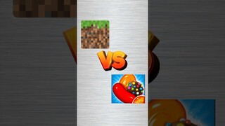 Minecraft vs candy crush saga choose your comments #tranding #viralvideo #youtube #challenge