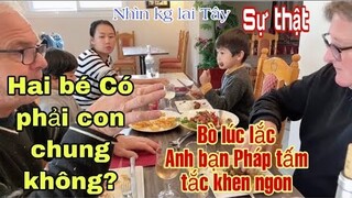 Bò lúc lắc đãi bạn/Hai bé con chung hay con riêng? vén màn Sự thật/Cathy Gerardo cuộc sống pháp