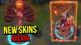 ALL NEW SKINS Ahri, Xayah, Rakan, Hecarim, Ryze - Arcana | League of Legends