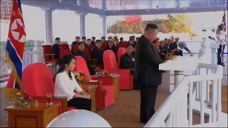 Parte do discurso do estimado camarada Kim Jong Un