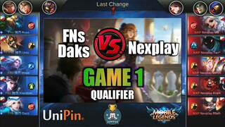 Game1 Nexplay VS Finesse DAKS | JustML League Qualifiers