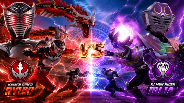 Kamen Rider Super Hero Climax Heroes Game Story Battle | Ryuki vs Ouja |