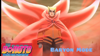 Naruto uses Baryon mode