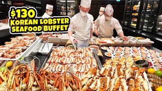 $130 All You Can Eat KOREAN LOBSTER SEAFOOD BUFFET in Seoul South Korea