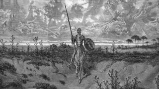 Don Quixote vs. a bunch of villains