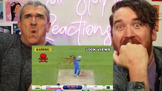 Top 7 Extremely Dangerous 🤯 Deliveries in Cricket Ever REACTION!!!