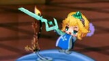 Little Princess: Knight, watch out, this is how the champion sword is used!