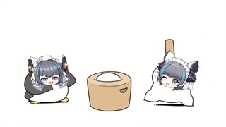【柴郡亲子日常】打 年 糕