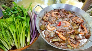 Đậm Đà Hương Vị Mắm Ruốc Kho Rau Đồng | MTQH