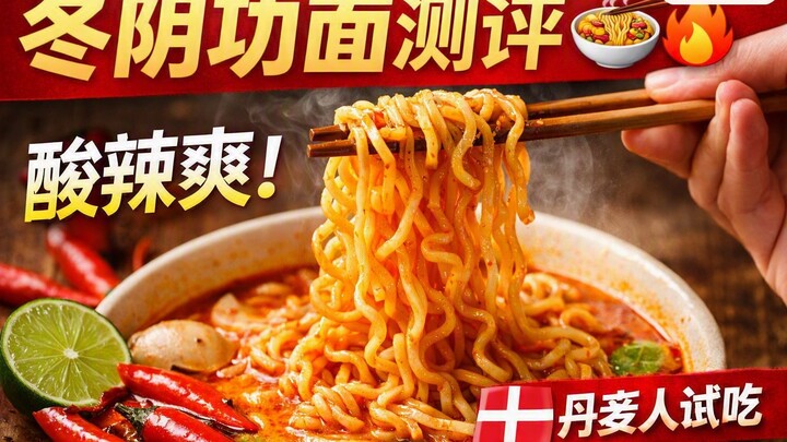 酸辣爽！冬阴功面条测评