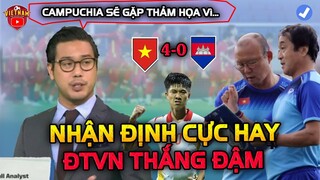 BLV Đài Châu Á: "Việt Nam Thắng Là Điều Đương Nhiên, Campuchia Là Đội Sẽ Nhận Thảm Họa"