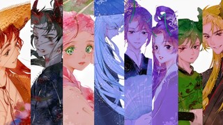 铁甲威虫古风全拟主角团群像