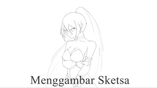 [Menggambar] Sketsa Hololive ID Moona