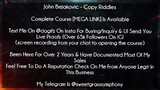 John Bejakovic Course Copy Riddles download