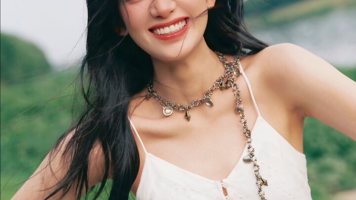 Such a wonderful vibe! She radiates a vibrant, blossoming beauty all on her own.