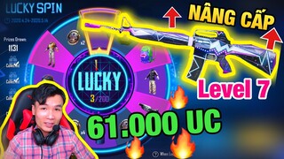 ĐỐT 61.000 UC Vòng Quay M16A4 Cực Quang | Nâng Cấp Lên Level 7 Cực Đẹp | PUBG MOBILE | T98