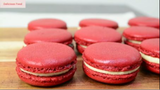 How to cook : Red macarons 6 #congthucmonngon