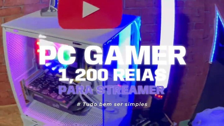 PC GAMER BARATO 1,200 REAIS 2026 com RX 550 e I5 3340 TESTEI FORTNITE, CS2 E LOL
