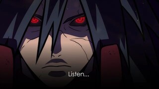 #uchiha madara /reality's speech