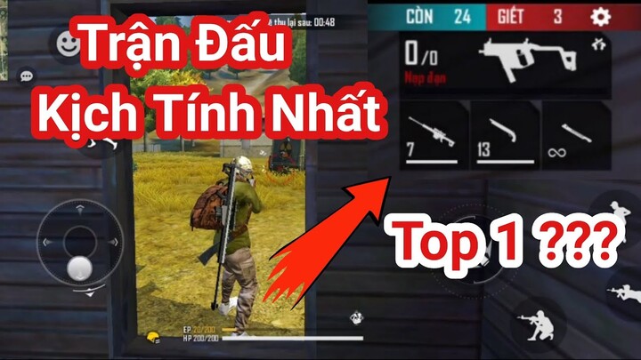 Trận Đấu Cuối Cùng Để Lên Rank Huyền Thoại Free Fire Kịch Tính Nhất | Bloody TV