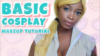 Basic Cosplay Makeup For Dark Skin| Beginner Friendly