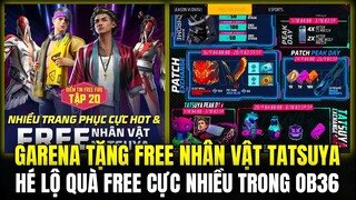 Garena Tặng FREE Nhân Vật Mới Trong OB36 Và Skin AK Sắc Tố FREE, Quà FREE Sự Kiện OB36 | Free Fire