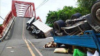 BEST STUPID DRIVERS COMPILATION 2023_TOTAL IDIOTS IN TRUCKS & CARS FAILS_DANGEROUS BAD DAY AT WORK