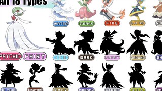 沙奈朵18种属性的mega进化