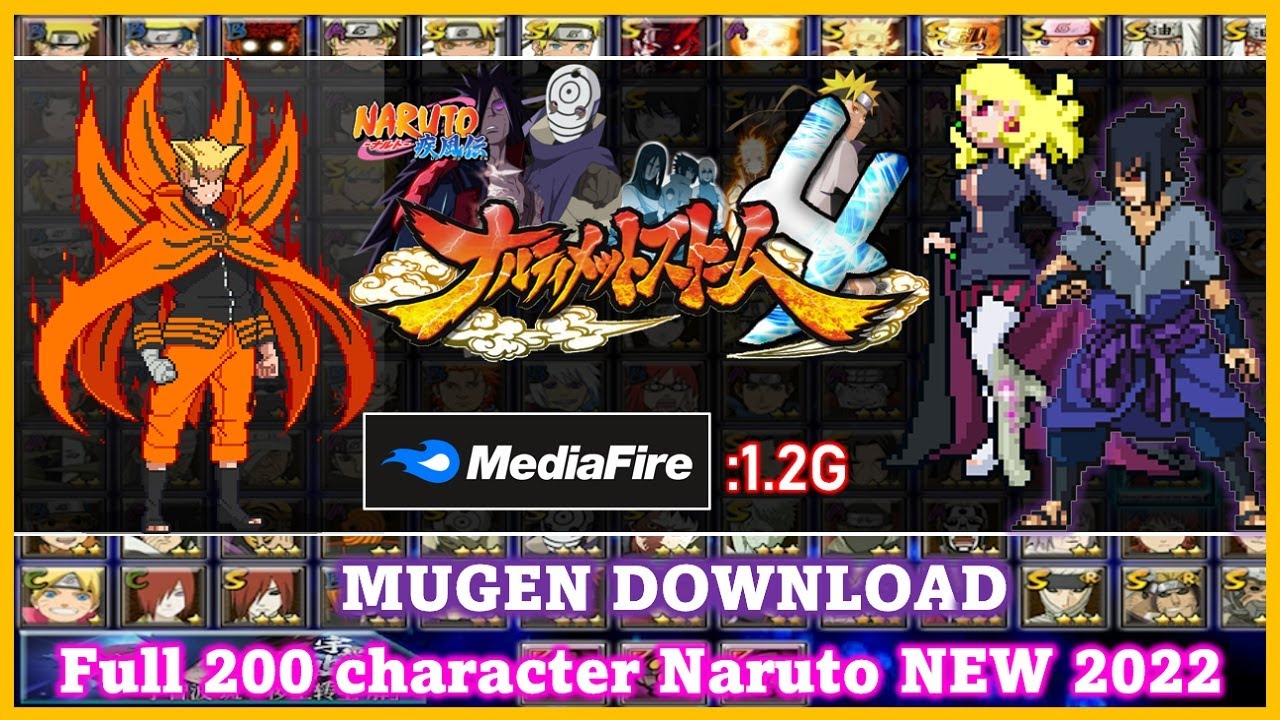 Naruto Shippuden Ultimate Ninja 6 Mugen : FULL Characters 2022