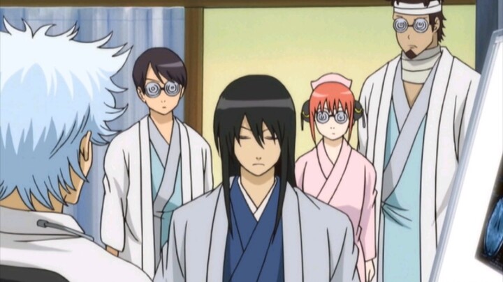 Gintoki pretends to be a doctor, and the Yorozuya plans to cheat the wig again