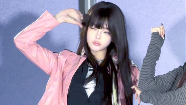 Another "Baddie" performance! Trying my best to recreate Wonyoung's makeup and styling! 04 male coll