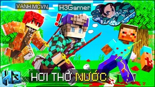 Nếu H3 Sở Hữu THANH GƯƠM có SỨC MẠNH Của Cậu Bé Tanjiro Trong MINECRAFT!! SỨC MẠNH HƠI THỞ CỦA NƯỚC