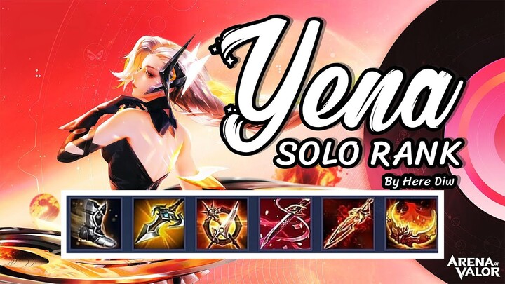 ROV : Yena Solo Rank การเดินเกมส์กับสายดาเมจล้วน