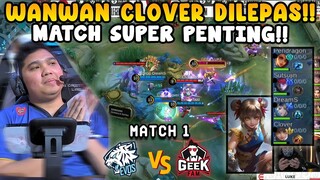 W/ Antimage | Match PENTING buat Kedua Team!! Apakah EVOS Bakal TELOR Lagi?! - EVOS vs GEEK Match 1