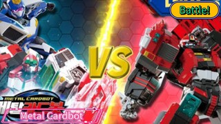 Metal Cardbot 3 Robot VS Phoenix Fire
