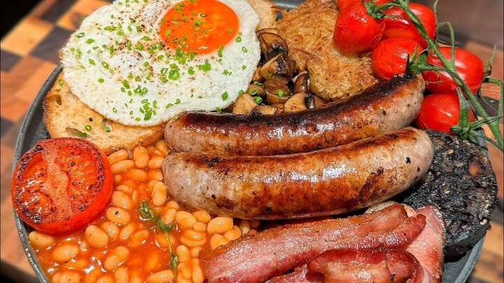 Sarapan lengkap ala Inggris 🥓🍳🇬🇧