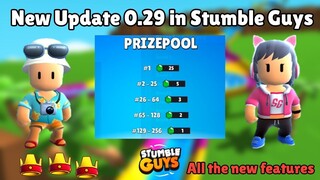 New Update 0.29 in Stumble Guys. All the New Features!