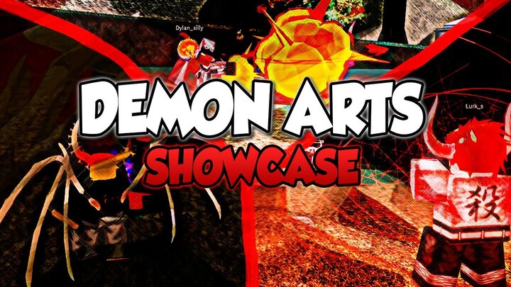 ALL DEMON ARTS SHOWCASE IN DEMON SLAYER RPG 2 | ROBLOX |