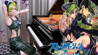 เมื่อ Jolyne เล่น「Stone Ocean」！JoJos Bizarre Adventure Part 6 OP Full Version ปกเปียโนของรู