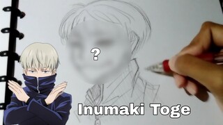 MENGGAMBAR SKETSA INUMAKI TOGE | JUJUTSU KAISEN